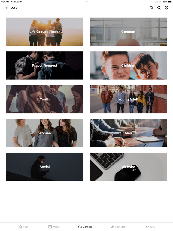Living Grace Foursquare Church iPad screenshot 3 - Education app