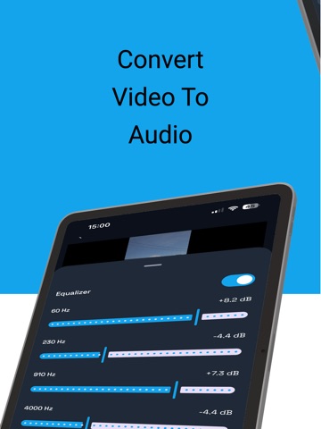 Video to MP3: Audio Converter iPad screenshot