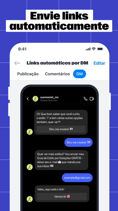 Manychat iPhone screenshot 1