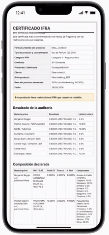 Profumer Compliance screenshot 6