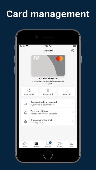 Screenshot #3 pour SAS EuroBonus World Mastercard