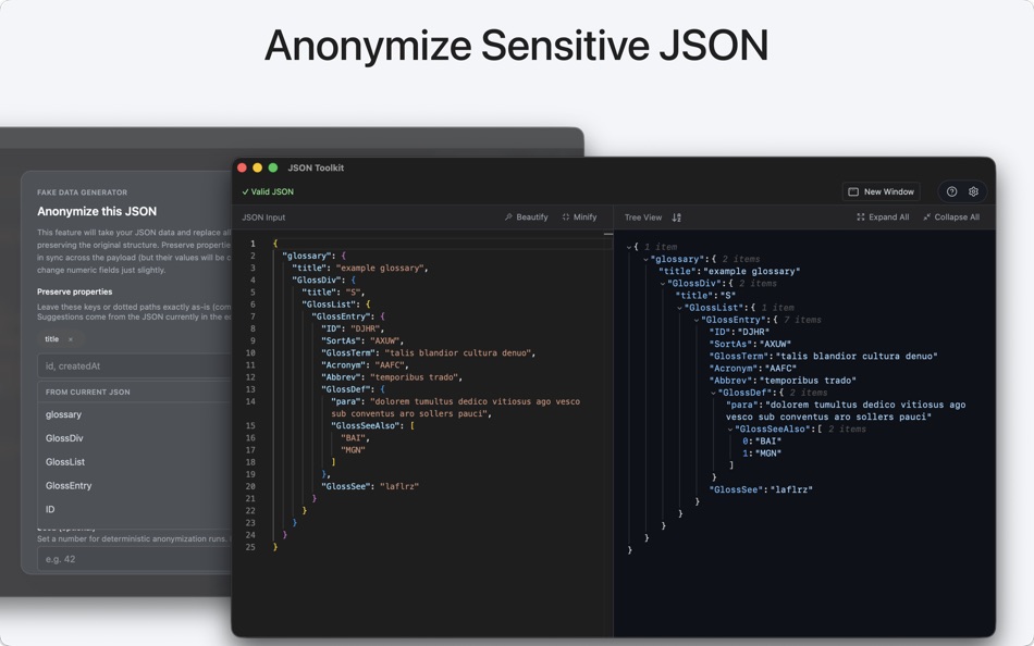 #3. JSON Toolkit (macOS) Tekijänä: Scott Kirkland