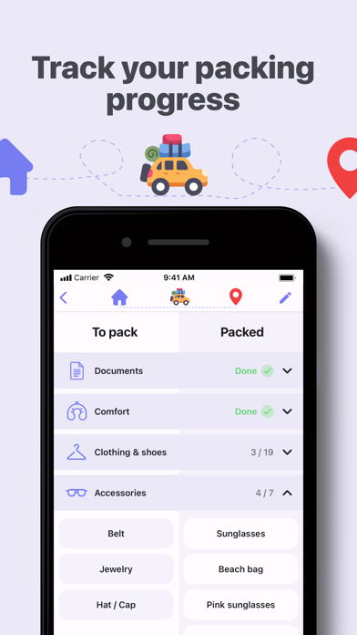 Packing list by Time2Pack Screenshot