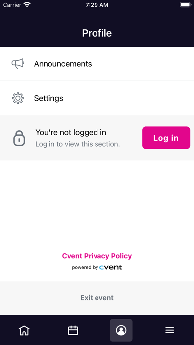 FDLI Events Screenshot