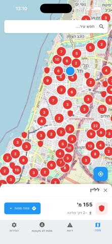 Miklat Map screenshot