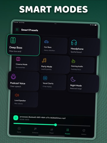 Music Equalizer - Bass Booster iPad screenshot