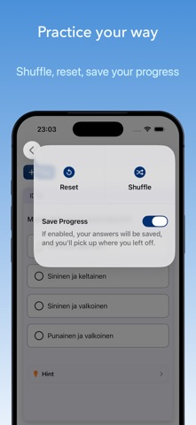 Kansalaisuuskoe ◎ iPhone screenshot