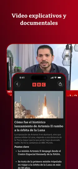 Captura de pantalla de BBC World Service en iPhone 6