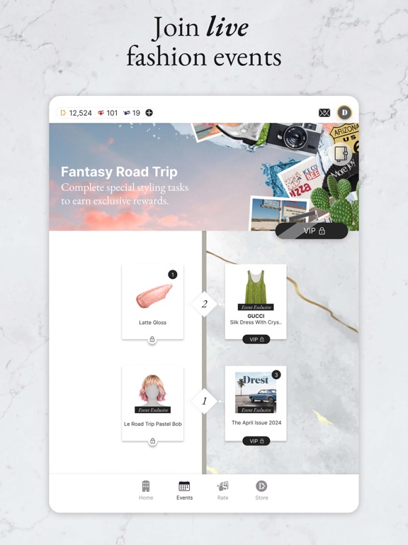 DREST: Fashion Dress Up Game iPad screenshot 4 - Games app