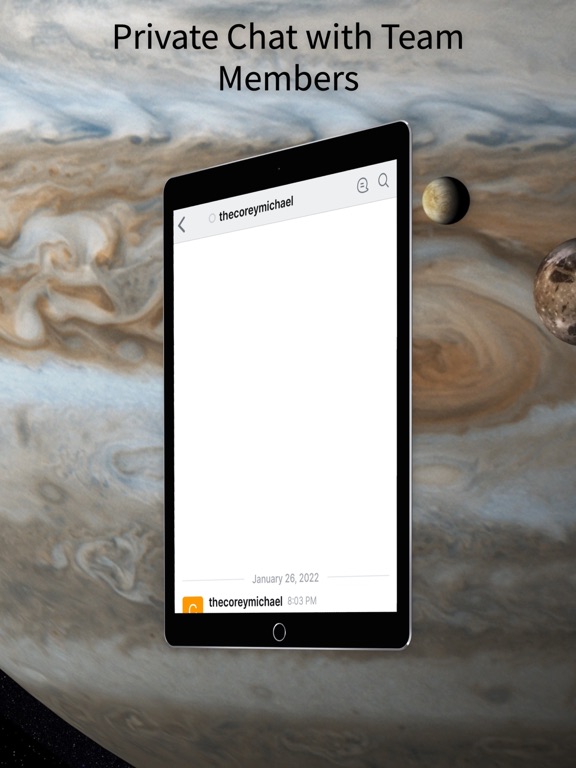 Callisto: Chat By Jovian iPad screenshot 3 - Productivity app