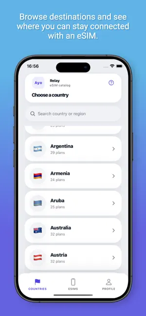 Ayo: eSim Travel & Internet screenshot 2