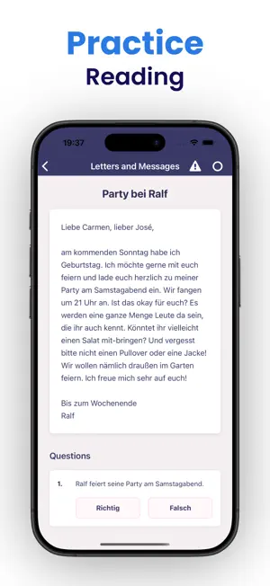 Goethe A1 German Exam Prep screenshot 3