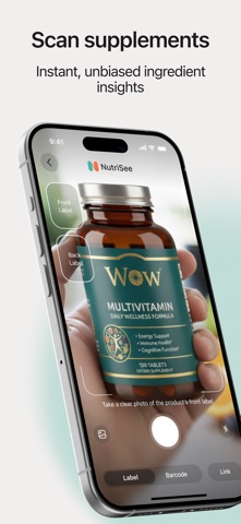 Supplement Scanner: NutriSee Screenshot 1 of 5