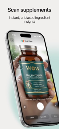 Supplement Scanner: NutriSee screenshot 1