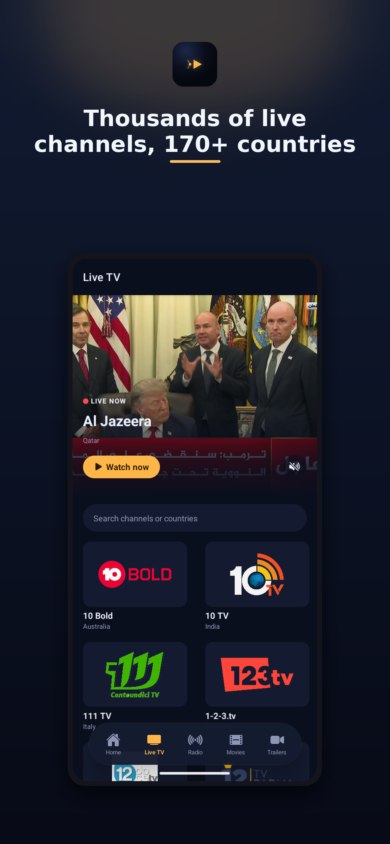 SkyLume TV: Live Radio & TV screenshot 3