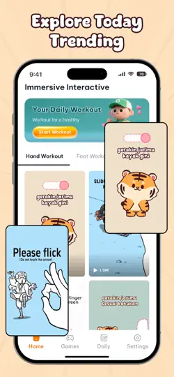 Capture d'écran de Immersive Interactive Workout sur iPhone 5