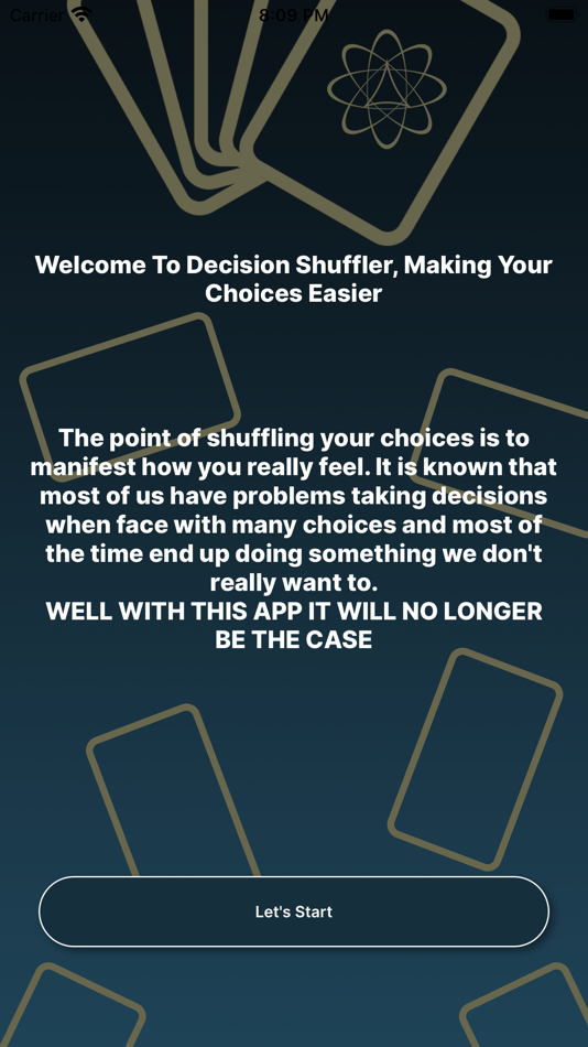 #1. Decision Shuffler (iOS) 由: Ashley Armoogum