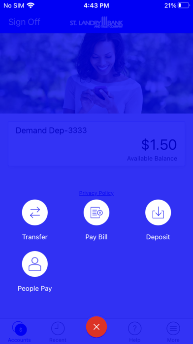 St. Landry Bank Mobile Screenshot