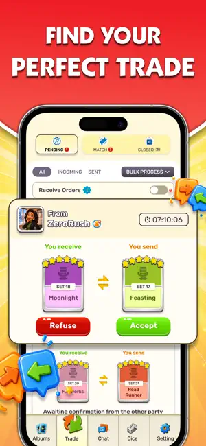 StickerSwap - GO! Sticker&Dice screenshot 2