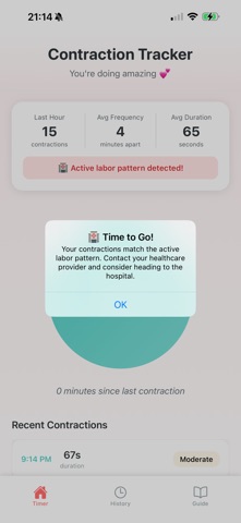 Contraction & Baby Tracker Screenshot 3 of 6