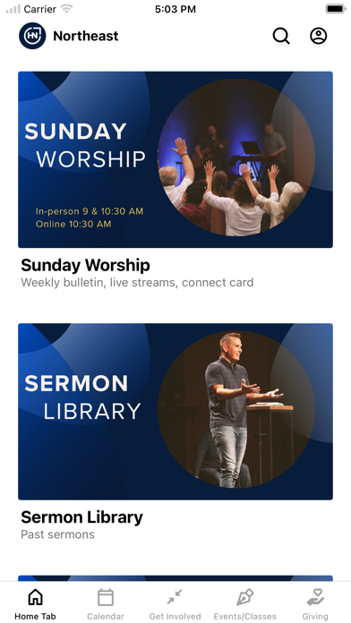 Houston Northeast Church Screenshot