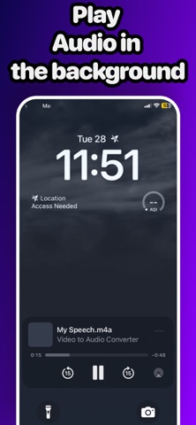 Extract audio from video screenshot