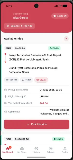 TaxxiloDriver screenshot 1