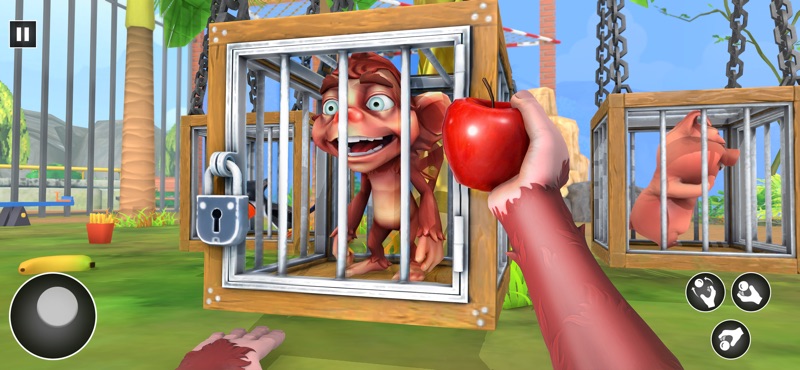 Monkey Chaos Life Simulator 3D screenshot 2