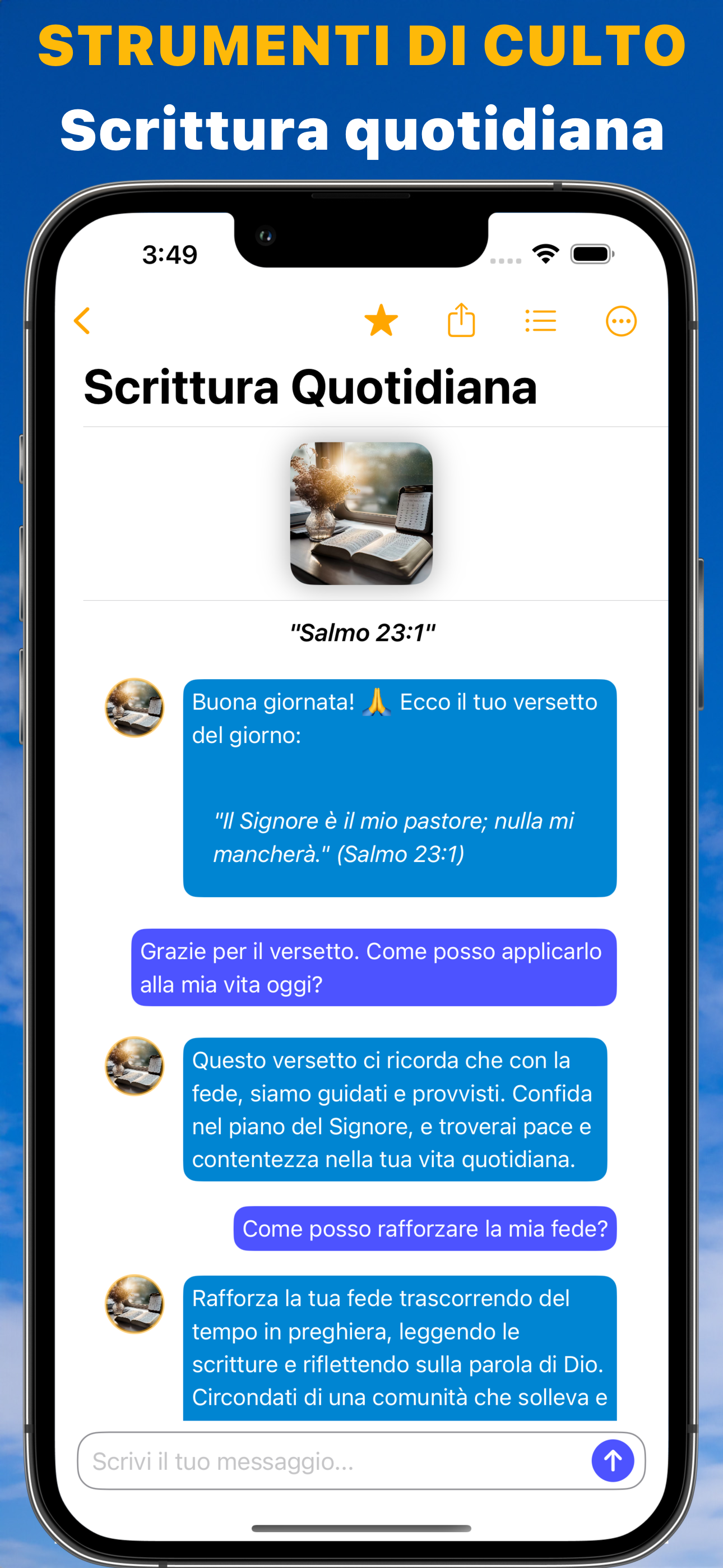 Testo con Gesù