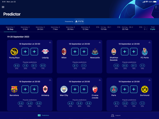 UEFA Gaming: Fantasy Football iPad app afbeelding 4