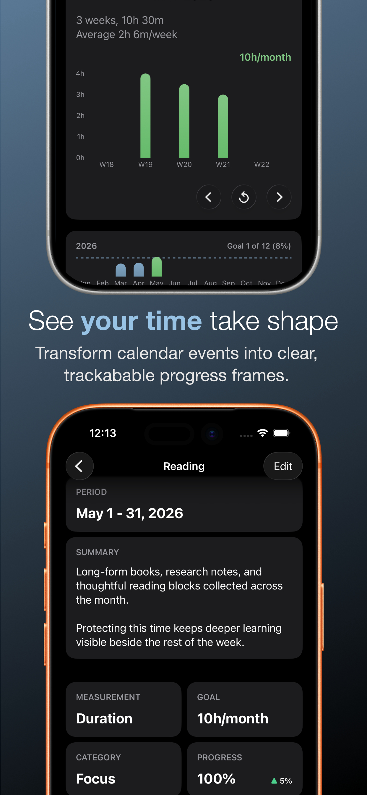 Enframe - Calendar insights screenshot 3
