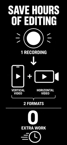Dual Video Recorder - Duocamly iPhone screenshot