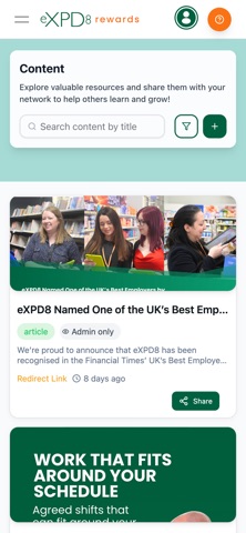eXPD8 Rewards iPhone screenshot