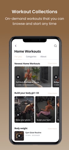 Helene Fitness iPhone screenshot