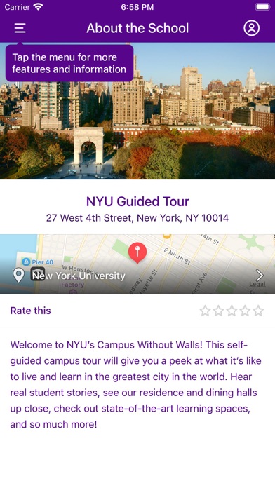 Screenshot #2 pour NYU Guided Tour