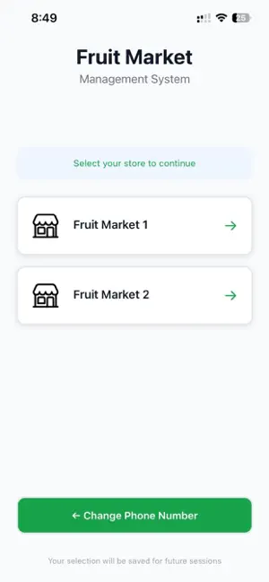 Fruit Market App screenshot 2