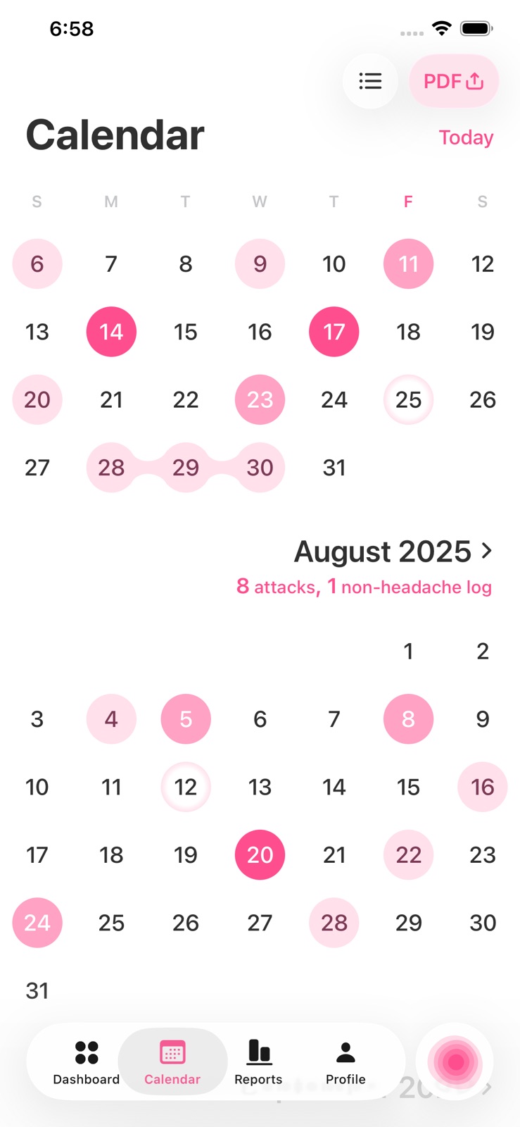 Migraine Tracker & Diary: MiG iphone screenshot 3