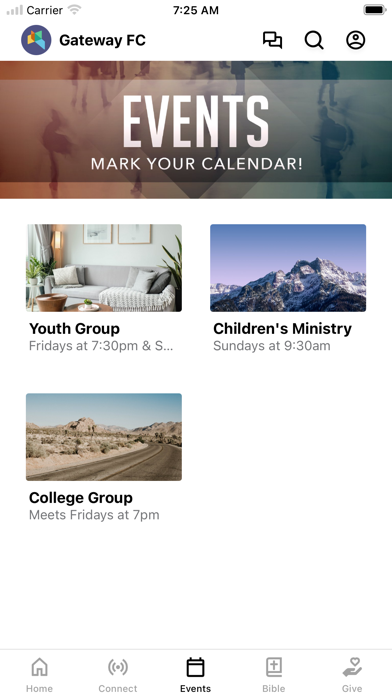 Gateway Friends iPhone screenshot 3 - Education app