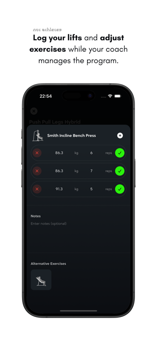 Not Athletes Training Screenshot 5 of 5