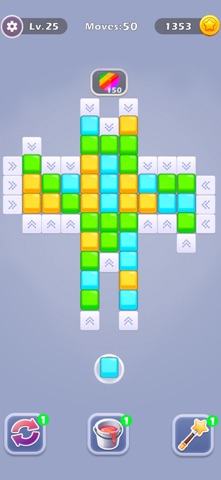 Color Block Match Blast iPhone screenshot