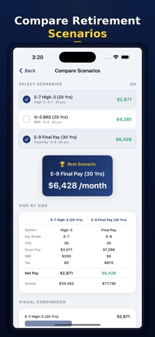 Military Retirement Guide iPhone screenshot