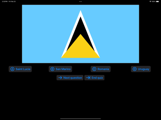 Screenshot #5 pour Super Flags: Flag Quiz