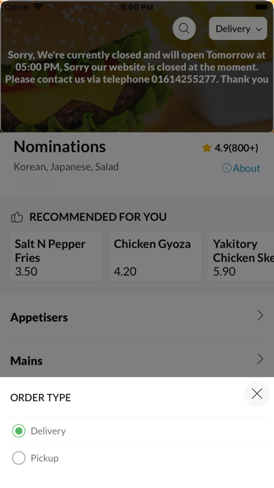 Nominations Manchester Screenshot