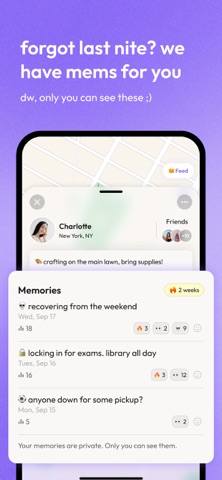 Ping: social map iPhone screenshot