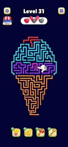 Worm Away: Jam Out Puzzle iPhone screenshot