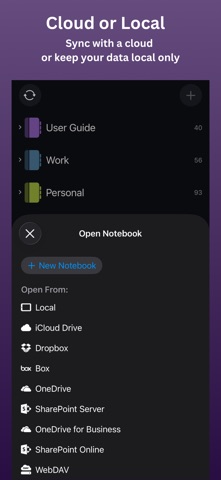 Outline: Notes Organizer App screenshot