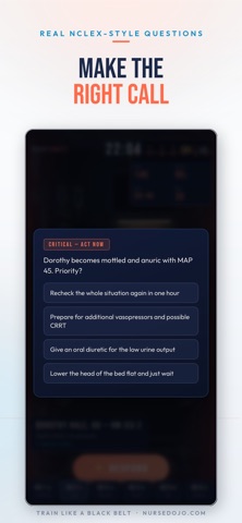 Night Shift: NCLEX Review Game iPhone screenshot