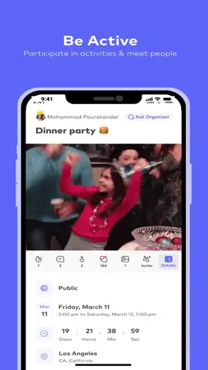Buzzable: Find Events & People screenshot 1
