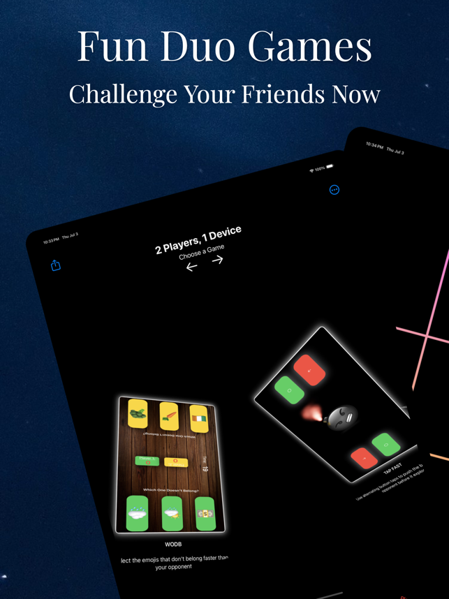 ‎2 Players 1 Device: Tabletop Screenshot