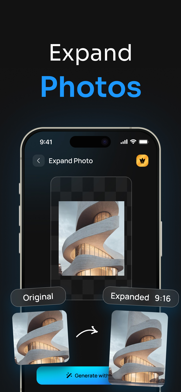 AI Expand Photo - PixLift